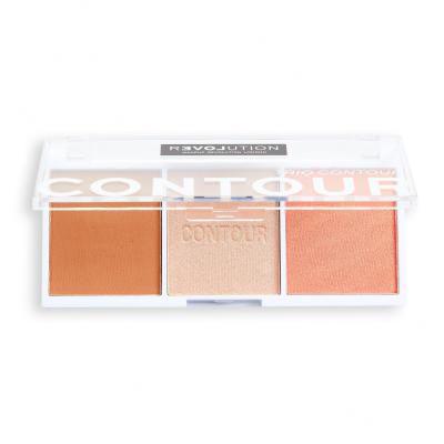 Revolution Relove Colour Play Contour Trio Contouring palette donna 6 g Tonalità Sugar