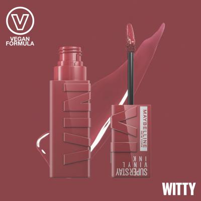 Maybelline Superstay Vinyl Ink Liquid Rossetto donna 4,2 ml Tonalità 40 Witty