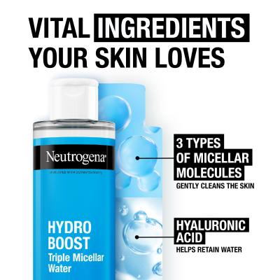 Neutrogena Hydro Boost Triple Micellar Water Acqua micellare 400 ml