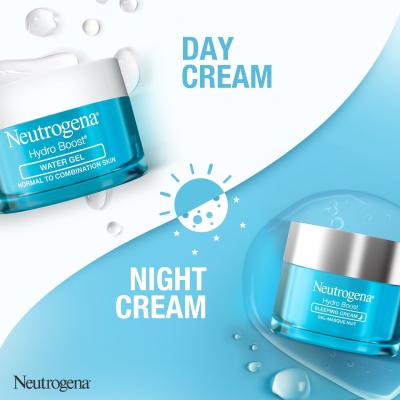 Neutrogena Hydro Boost Pacco regalo gel per la pelle da giorno Hydro Boost Water Gel 50 ml + crema per la pelle da notte Hydro Boost Sleeping Cream 50 ml