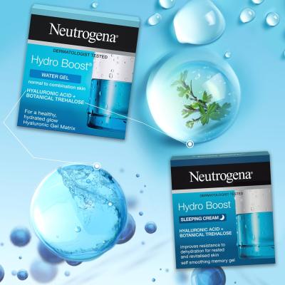 Neutrogena Hydro Boost Pacco regalo gel per la pelle da giorno Hydro Boost Water Gel 50 ml + crema per la pelle da notte Hydro Boost Sleeping Cream 50 ml