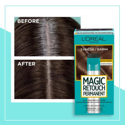 L&#039;Oréal Paris Magic Retouch Permanent Tinta capelli donna 18 ml Tonalità 4 Dark Brown