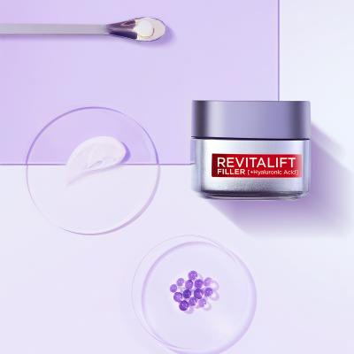 L&#039;Oréal Paris Revitalift Filler HA Duo Set Pacco regalo crema giorno Revitalift Filler HA 50 ml + crema notte Revitalift Filler HA 50 ml