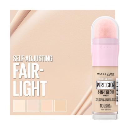 Maybelline Instant Anti-Age Perfector 4-In-1 Glow Fondotinta donna 20 ml Tonalità 00 Fair