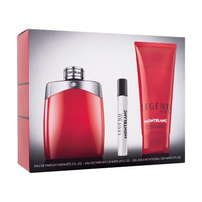 Montblanc Legend Red Pacco regalo eau de parfum 100 ml + eau de parfum 7,5 ml + gel doccia 100 ml