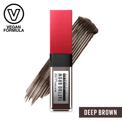 Maybelline Tattoo Brow 36H Styling Gel Gel e pomate per sopracciglia donna 6 ml Tonalità 260 Deep Brown