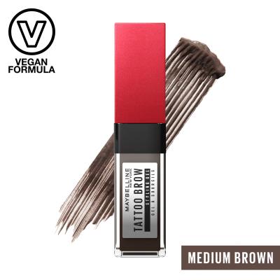 Maybelline Tattoo Brow 36H Styling Gel Gel e pomate per sopracciglia donna 6 ml Tonalità 257 Medium Brown