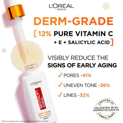 L&#039;Oréal Paris Revitalift Clinical Pure 12% Vitamin C Siero per il viso 30 ml