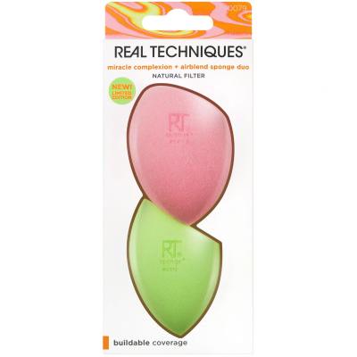 Real Techniques Miracle Complexion Sponge Duo Applicatore donna Set