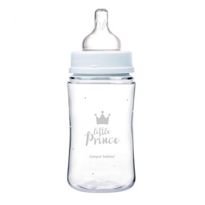 Canpol babies Royal Baby Easy Start Anti-Colic Bottle Little Prince 3m+ Biberon bambino 240 ml