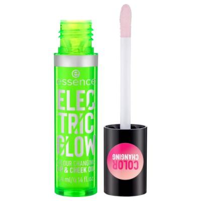 Essence Electric Glow Colour Changing Lip &amp; Cheek Oil Olio labbra donna 4,4 ml