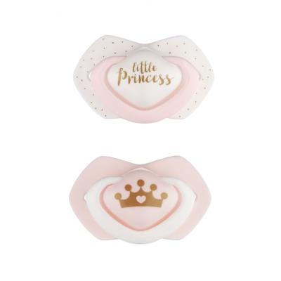 Canpol babies Royal Baby Light Touch Little Princess 0-6m Ciuccio bambino 2 pz