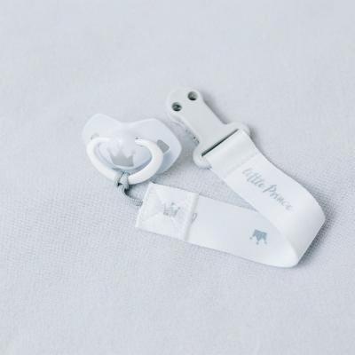 Canpol babies Royal Baby Soother Clip With Ribbon Little Prince Catena per il ciuccio bambino 1 pz