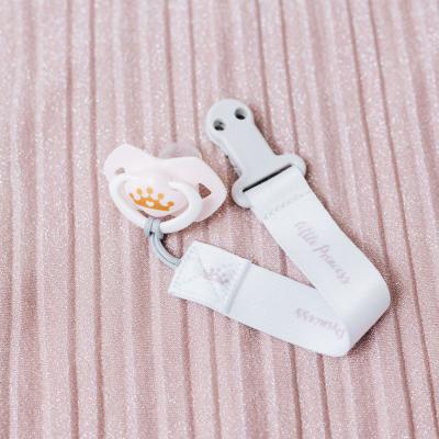 Canpol babies Royal Baby Soother Clip With Ribbon Little Princess Catena per il ciuccio bambino 1 pz