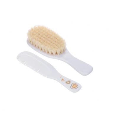 Canpol babies Newborn Baby Baby Brush With Comb Hearts Pettine per capelli bambino Set