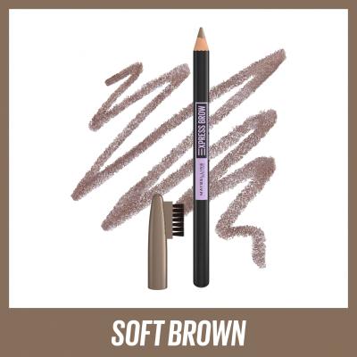 Maybelline Express Brow Shaping Pencil Matita sopracciglia donna 4,3 g Tonalità 03 Soft Brown