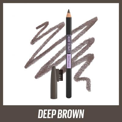 Maybelline Express Brow Shaping Pencil Matita sopracciglia donna 4,3 g Tonalità 05 Deep Brown