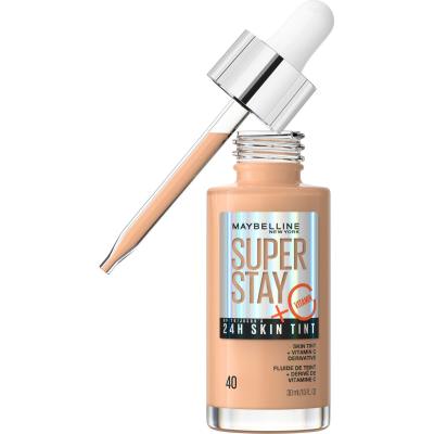 Maybelline Superstay 24H Skin Tint + Vitamin C Fondotinta donna 30 ml Tonalità 40