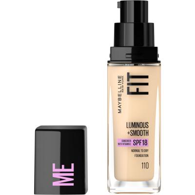 Maybelline Fit Me! SPF18 Fondotinta donna 30 ml Tonalità 110 Porcelain