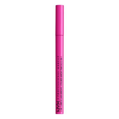 NYX Professional Makeup Jumbo Lash! 2in1 Liner &amp; Lash Adhesive Eyeliner donna 1 ml Tonalità 01 Black