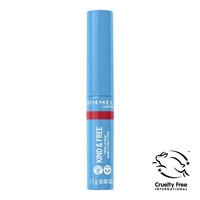 Rimmel London Kind &amp; Free Tinted Lip Balm Balsamo per le labbra donna 4 g Tonalità 005 Turbo Red