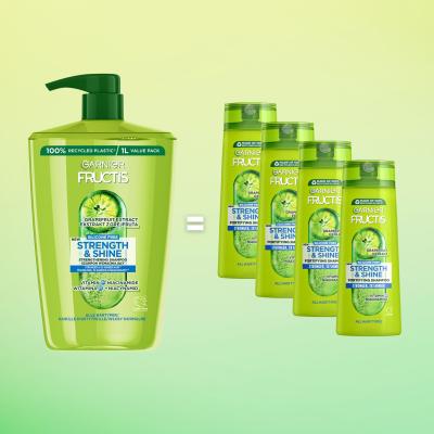 Garnier Fructis Strength &amp; Shine Fortifying Shampoo Shampoo donna 1000 ml