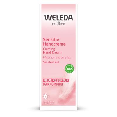 Weleda Sensitive Calming Hand Cream Crema per le mani donna 50 ml