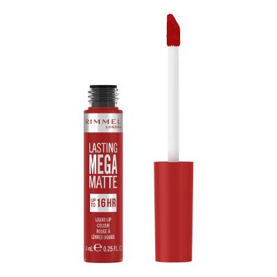 Rimmel London Lasting Mega Matte Liquid Lip Colour Rossetto donna 7,4 ml Tonalità Fire Starter