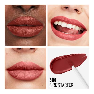 Rimmel London Lasting Mega Matte Liquid Lip Colour Rossetto donna 7,4 ml Tonalità Fire Starter