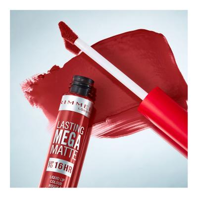 Rimmel London Lasting Mega Matte Liquid Lip Colour Rossetto donna 7,4 ml Tonalità Fire Starter