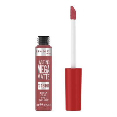 Rimmel London Lasting Mega Matte Liquid Lip Colour Rossetto donna 7,4 ml Tonalità Rose &amp; Shine