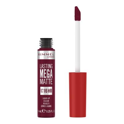 Rimmel London Lasting Mega Matte Liquid Lip Colour Rossetto donna 7,4 ml Tonalità Plum This Show