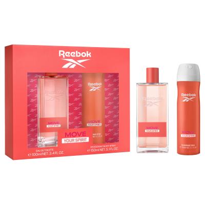 Reebok Move Your Spirit Pacco regalo eau de toilette 100 ml + deodorante 150 ml