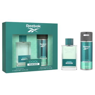 Reebok Cool Your Body Pacco regalo eau de toilette 100 ml + deodorante 150 ml