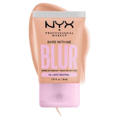 NYX Professional Makeup Bare With Me Blur Tint Foundation Fondotinta donna 30 ml Tonalità 04 Light Neutral