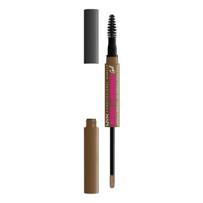 NYX Professional Makeup Zero To Brow Gel e pomate per sopracciglia donna 2 ml Tonalità 03 Taupe