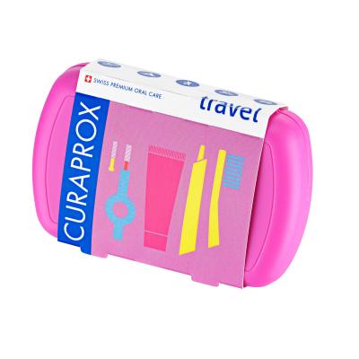 Curaprox Travel Set Pink Spazzolino da denti Set