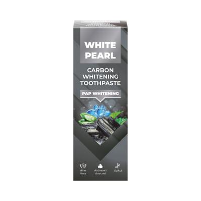 White Pearl PAP Carbon Whitening Toothpaste Dentifricio 75 ml