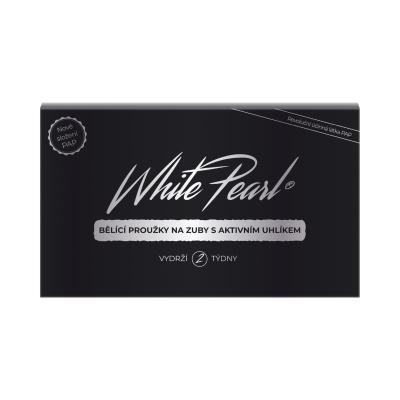 White Pearl PAP Charcoal Whitening Strips Sbiancamento denti Set