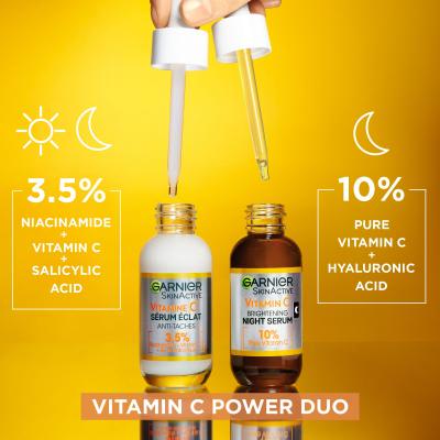 Garnier Skin Naturals Vitamin C Pacco regalo siero viso giorno Skin Naturals Vitamin C Brightening Super Serum 30 ml + siero viso notte Skin Naturals Vitamin C Brightening Night Serum 30 ml