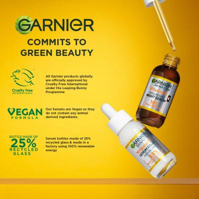 Garnier Skin Naturals Vitamin C Pacco regalo siero viso giorno Skin Naturals Vitamin C Brightening Super Serum 30 ml + siero viso notte Skin Naturals Vitamin C Brightening Night Serum 30 ml