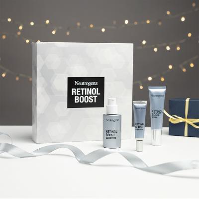 Neutrogena Retinol Boost Pacco regalo crema per la pelle da notte Retinol Boost Night Cream 50 ml + siero per la pelle da giorno Retinol Boost Serum 30 ml + crema per gli occhi Retinol Boost Eye Cream 15 ml