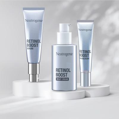 Neutrogena Retinol Boost Pacco regalo crema per la pelle da notte Retinol Boost Night Cream 50 ml + siero per la pelle da giorno Retinol Boost Serum 30 ml + crema per gli occhi Retinol Boost Eye Cream 15 ml