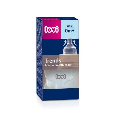 LOVI Trends Bottle 0m+ Green Biberon bambino 120 ml