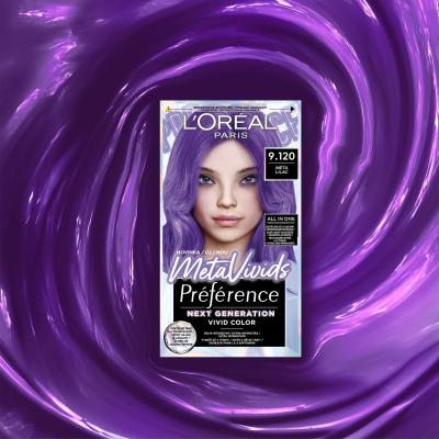 L&#039;Oréal Paris Préférence Meta Vivids Tinta capelli donna 75 ml Tonalità 9.120 Meta Lilac