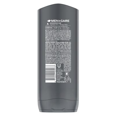 Dove Men + Care Charcoal + Clay Doccia gel uomo 400 ml