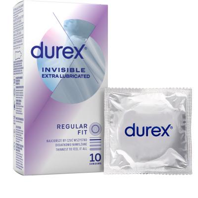 Durex Invisible Extra Lubricated Preservativi uomo Set