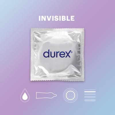 Durex Invisible Preservativi uomo Set