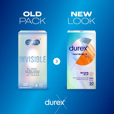 Durex Invisible XL Preservativi uomo Set