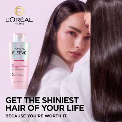 L&#039;Oréal Paris Elseve Glycolic Gloss Shampoo Shampoo donna 200 ml